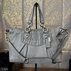 Coach Ashley Satchel in Grey